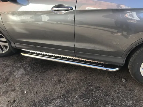 Бокові пороги KB001 (нерж) 60 мм для Honda CRV 2012-2016 рр — Honda CRV 2012-2016 гг. DianaParts
