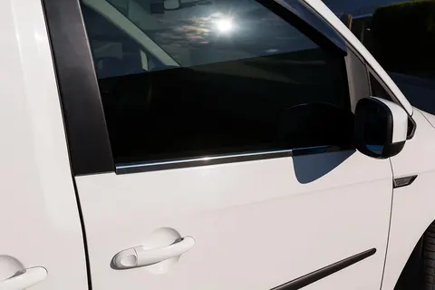 Окантовка вікон Чорний хром (2 шт., нерж) для Volkswagen Caddy 2015-2020 рр — Volkswagen Caddy 2015-2020 гг. DianaParts