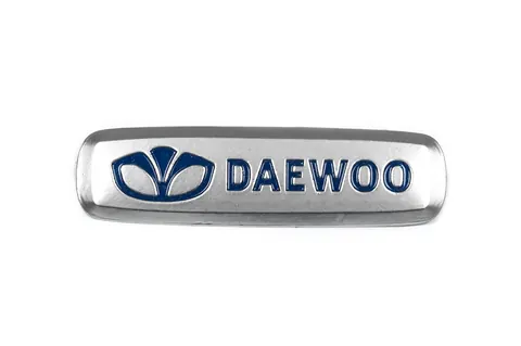 Шильдик алюмінієвий для килимків (1шт) для Daewoo — Daewoo DianaParts