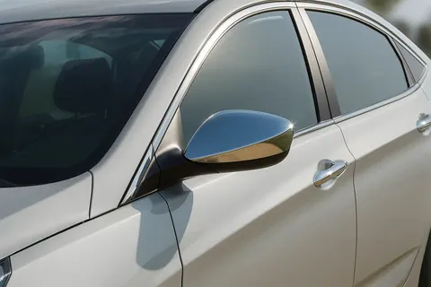 Накладки на дзеркала без повторювача (2 шт., нерж.) для Hyundai Elantra (MD/UD) 2011-2015 рр — Hyundai Elantra (MD/UD) 2011-2015 гг. DianaParts