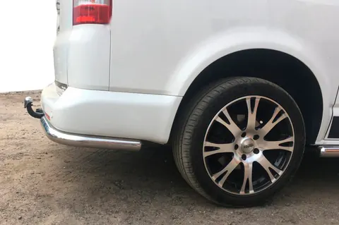 Задні куточки AK003 (2 шт., нерж) для Volkswagen T5 Multivan 2003-2010 рр — Volkswagen T5 Multivan 2003–2010 гг. DianaParts