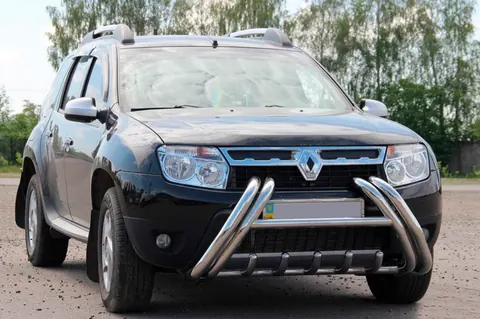 Кенгурятник Kelebek WT011 (нерж) для Renault Duster 2008-2017 рр — Renault Duster 2008-2017 гг. DianaParts
