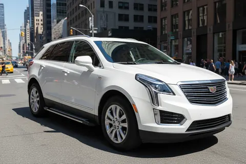 Бокові пороги Rainbow (2 шт., алюміній) для Cadillac XT5 2016- рр — Cadillac XT5 2016- гг. DianaParts