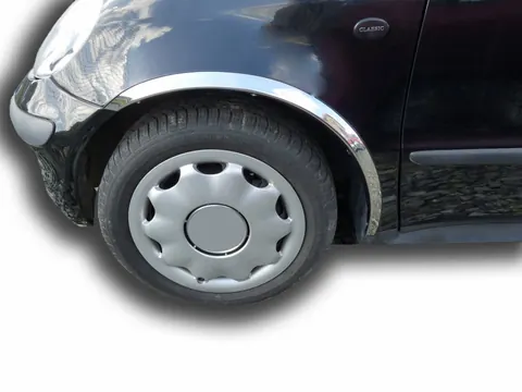Накладки на арки (4 шт, нерж) для Mercedes A-сlass W168 1997-2004 рр — Mercedes A-сlass W168 1997-2004 гг. DianaParts