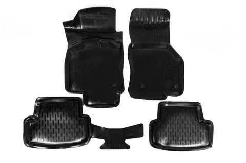 Гумові килимки (4 шт, Niken 3D) для Volkswagen Golf 7/E-Golf 2012-2020 рр — Volkswagen Golf 7/E-Golf 2012-2020 гг. DianaParts