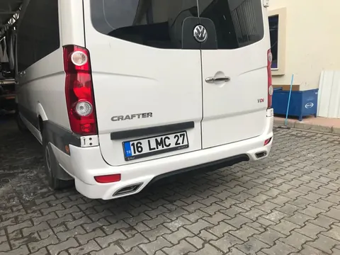 Накладка на задній бампер V2 (під фарбування) для Mercedes Sprinter W906 2006-2018 рр — Mercedes Sprinter W906 2006–2018 гг. DianaParts