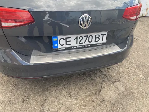Накладка на задній бампер OmsaLine (нерж) Sedan для Volkswagen Passat B8 2015-2023 рр — Volkswagen Passat B8 2015-2023 гг. DianaParts