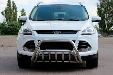 Кенгурятник WT002 (нерж.) для Ford Kuga/Escape 2013-2019 рр — Ford Kuga/Escape 2013-2019 гг. DianaParts