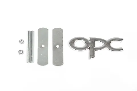 Металевий шильдик на решітку OPC (Хром) для Opel — Opel DianaParts