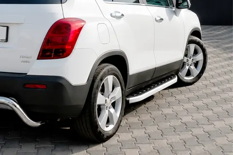 Бокові пороги Fullmond (2 шт., Алюміній) для Chevrolet Trailblazer 2012-2019 рр — Chevrolet Trailblazer 2012-2019 гг. DianaParts