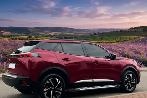 Бокові пороги Line (2 шт, алюміній) для Peugeot 3008 2016-2023 рр — Peugeot 3008 2016-2023 гг. DianaParts