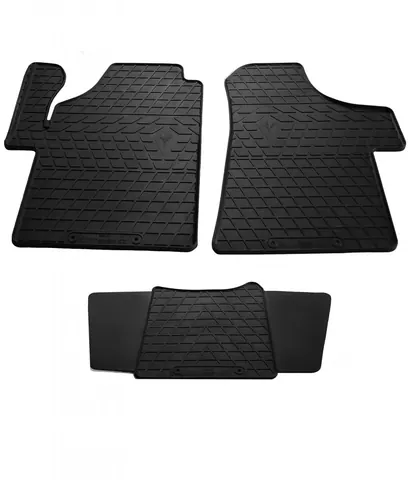 Гумові килимки (3 шт, Stingray) для Mercedes Viano 2004-2014 рр — Mercedes Viano 2004-2014 гг. DianaParts