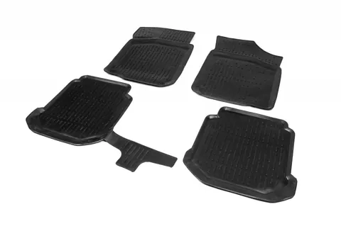 Гумові килимки (4 шт, Niken 3D) для Skoda Octavia I Tour A4 1996-2010 рр — Skoda Octavia I Tour A4 1996-2010 гг. DianaParts