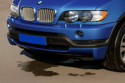 Накладка на передній бампер (1999-2003, під фарбування) для BMW X5 E53 рр — BMW X5 E53 1999–2006 гг. DianaParts
