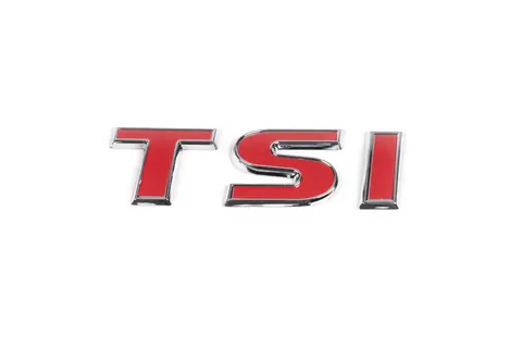 Напис TSI (косою шрифт) Всі червоні для Volkswagen Tiguan 2007-2016 рр — Volkswagen Tiguan 2007-2016 гг. DianaParts
