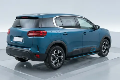 Бокові пороги Maya Blue (2 шт., алюміній) для Citroen C5 Aircross 2017-2025 рр — Citroen C5 Aircross 2017-2025 гг. DianaParts