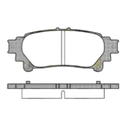 Колодки гальмівні Toyota Highlander (2014-), Prius, Lexus GS, RC, RX (2012-) задні ROADHOUSE — Гальмівна система DianaParts