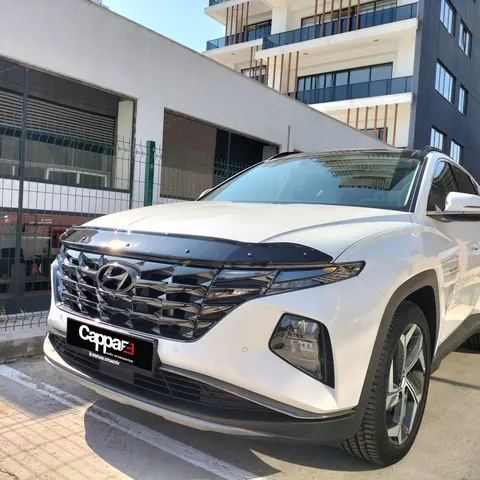 Дефлектор капота (EuroCap) для Hyundai Tucson NX4 2021- рр — Hyundai Tucson NX4 2021- гг. DianaParts