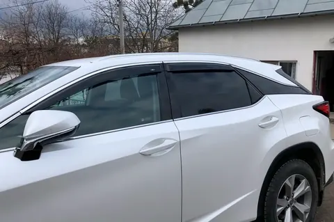 Вітровики з хром молдингом Short (4 шт, HIC) для Lexus RX 2016-2022 рр — Lexus RX 2016-2022 гг. DianaParts