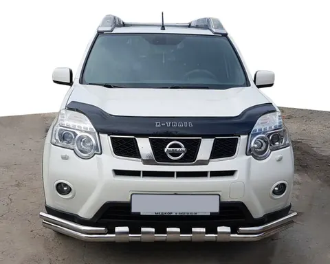 Передній захист ST015 (нерж.) для Nissan X-trail T31 2007-2014 рр — Nissan X-trail T31 2007-2014 гг. DianaParts