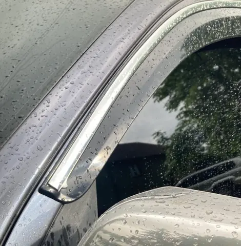 Вітровики з хромованим молдингом (4 шт., Sunplex Chrome) для Toyota Hilux 2015- рр — Toyota Hilux 2015- гг. DianaParts