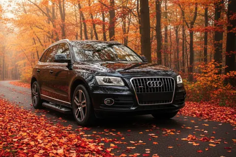 Бокові пороги New Vision Black (2 шт., алюміній) для Ауди Q5 2008-2017 рр — Audi Q5 2008-2017 гг. DianaParts