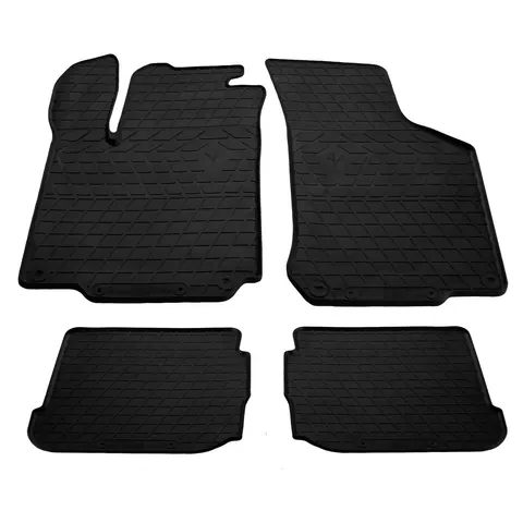 Гумові килимки (4 шт, Stingray) Premium - без запаху гуми для Seat Toledo 2000-2005 рр — Seat Toledo 2000-2005 гг. DianaParts