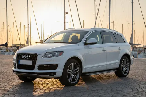 Бокові пороги Rainbow (2 шт., Алюміній) для Ауди Q7 2005-2015 рр — Audi Q7 2005-2015 гг. DianaParts