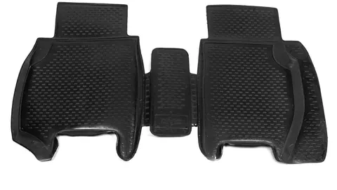 Задні гумові килимки в салон (2 шт, ОЕМ) для Honda Civic HB 2006-2012 рр — Honda Civic HB 2006-2012 гг. DianaParts