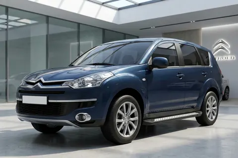Бокові пороги New Vision Black (2 шт., алюміній) для Citroen C-Crosser 2007-2013 рр — Citroen C-Crosser 2007-2013 гг. DianaParts