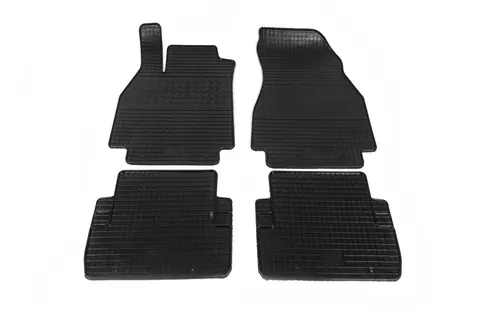 Гумові килимки Polytep (4 шт) для Renault Megane II 2004-2009 рр — Renault Megane II 2004-2009 гг. DianaParts