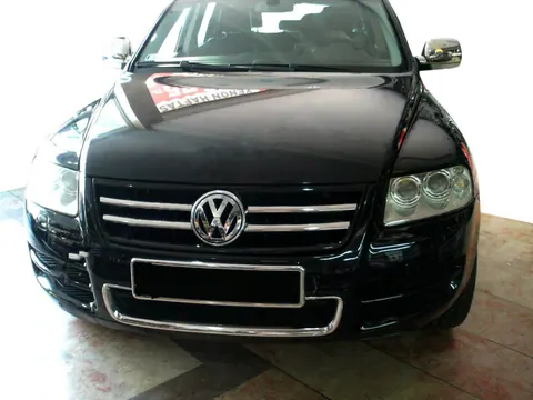 Накладки на решітку (4 шт, нерж) 2003-2008 для Volkswagen Touareg рр — Volkswagen Touareg 2002–2010 гг. DianaParts