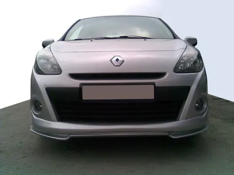 Накладка на передній бампер V2 (під фарбування) для Renault Clio III 2005-2012 рр — Renault Clio III 2005-2012 гг. DianaParts