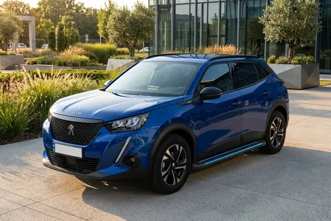 Бокові пороги Maya Blue (2 шт., Алюміній) для Peugeot 2008 2019- рр — Peugeot 2008 2019- гг. DianaParts