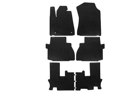 Гумові килимки (3 ряди, Stingray Premium) для Toyota Sequoia 2007-2022 рр — Toyota Sequoia 2007-2022 гг. DianaParts