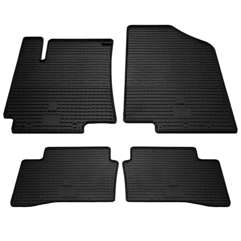 Гумові килимки (4 шт, Stingray Premium) для Hyundai Accent 2011-2017 рр — Hyundai Accent 2011-2017 гг. DianaParts