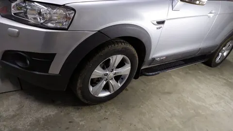 Бокові пороги Bosphorus Grey (2 шт., алюміній) 2006-2015 для Chevrolet Captiva рр — Chevrolet Captiva 2006-2019 гг. DianaParts