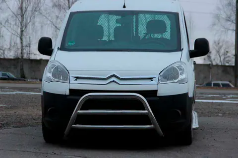 Кенгурятник WT022 (нерж.) для Citroen Berlingo 2008-2018 рр — Citroen Berlingo 2008-2018 гг. DianaParts