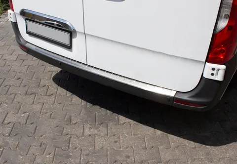 Накладки на задній бампер OmsaLine (нерж) для Mercedes Sprinter W907/W910 2018- рр — Mercedes Sprinter W907/W910 2018- гг. DianaParts