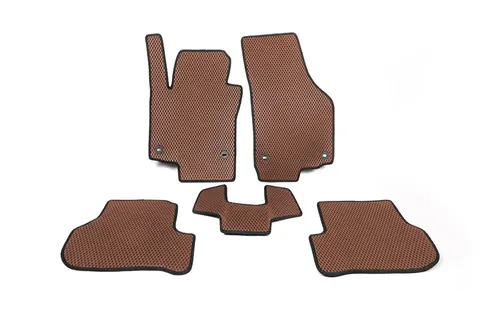 Килимки EVA (цегляні) для Volkswagen Golf 5 2003-2009 рр — Volkswagen Golf 5 2003-2009 гг. DianaParts