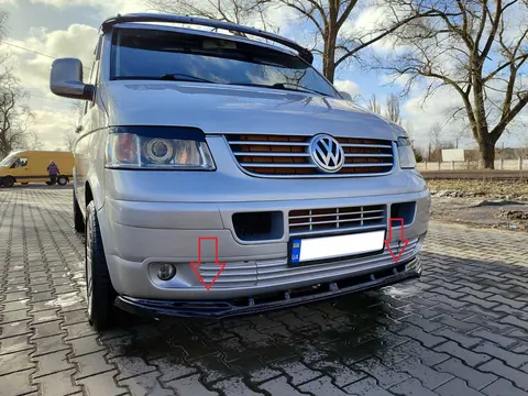 Передня лип накладка (ABS) для Volkswagen T5 Multivan 2003-2010 рр — Volkswagen T5 Multivan 2003–2010 гг. DianaParts