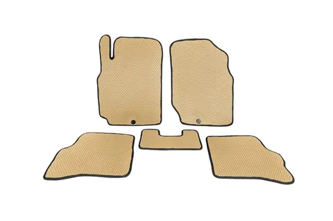 Килимки EVA (Бежевий) для Nissan Almera B10 Classic 2006-2012 рр — Nissan Almera B10 Classic 2006-2012 гг. DianaParts