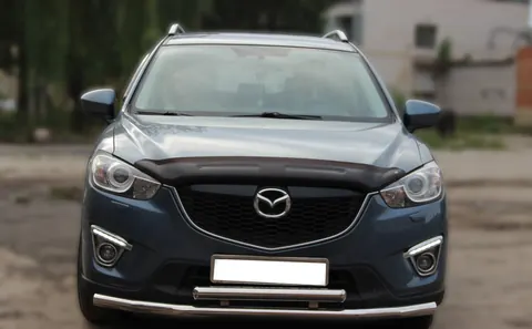 Передній захист ST014 (нерж.) d60/42 для Mazda CX-5 2012-2017 рр — Mazda CX-5 2012-2017 гг. DianaParts