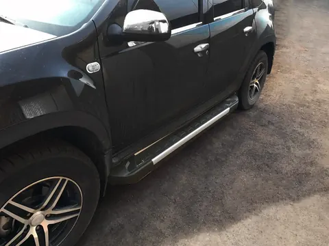 Бокові пороги RedLine V1 (2 шт., Алюміній) для Renault Duster 2008-2017 рр — Renault Duster 2008-2017 гг. DianaParts