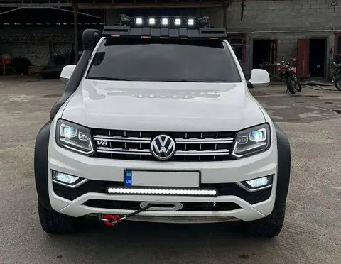 Козирок лобового скла під багажник DAKAR (LED) для SsangYong Musso ІІ 2018- рр — SsangYong Musso ІІ 2018- гг. DianaParts