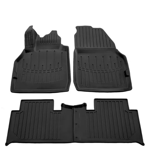 Килимки Stingray 3D (4 шт, поліуретан) для Renault Scenic/Grand 2003-2009 рр — Renault Scenic/Grand 2003-2009 гг. DianaParts