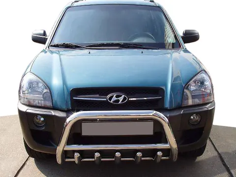 Кенгурятник WT003 (нерж.) 60 мм для Hyundai Tucson JM 2004- рр — Hyundai Tucson JM 2004- гг. DianaParts