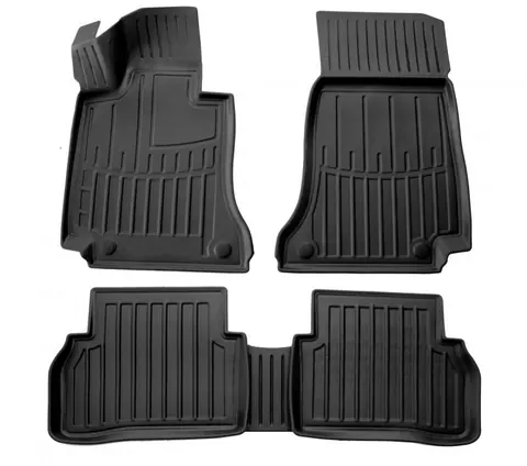 Килимки Stingray 3D (5 шт, поліуретан) для Mercedes C-сlass W205 2014-2021 рр — Mercedes C-сlass W205 2014-2021 гг. DianaParts
