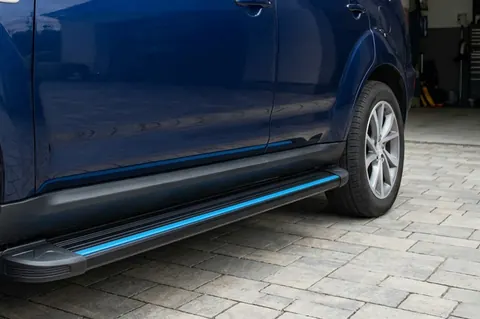 Бокові пороги Maya Blue (2 шт., алюміній) для Citroen C-Crosser 2007-2013 рр — Citroen C-Crosser 2007-2013 гг. DianaParts