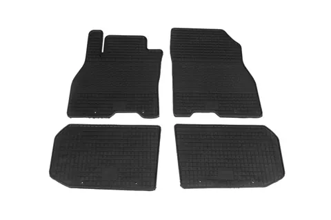 Гумові килимки (4 шт, Polytep) для Nissan Leaf 2010-2017 рр — Nissan Leaf 2010-2017 гг. DianaParts